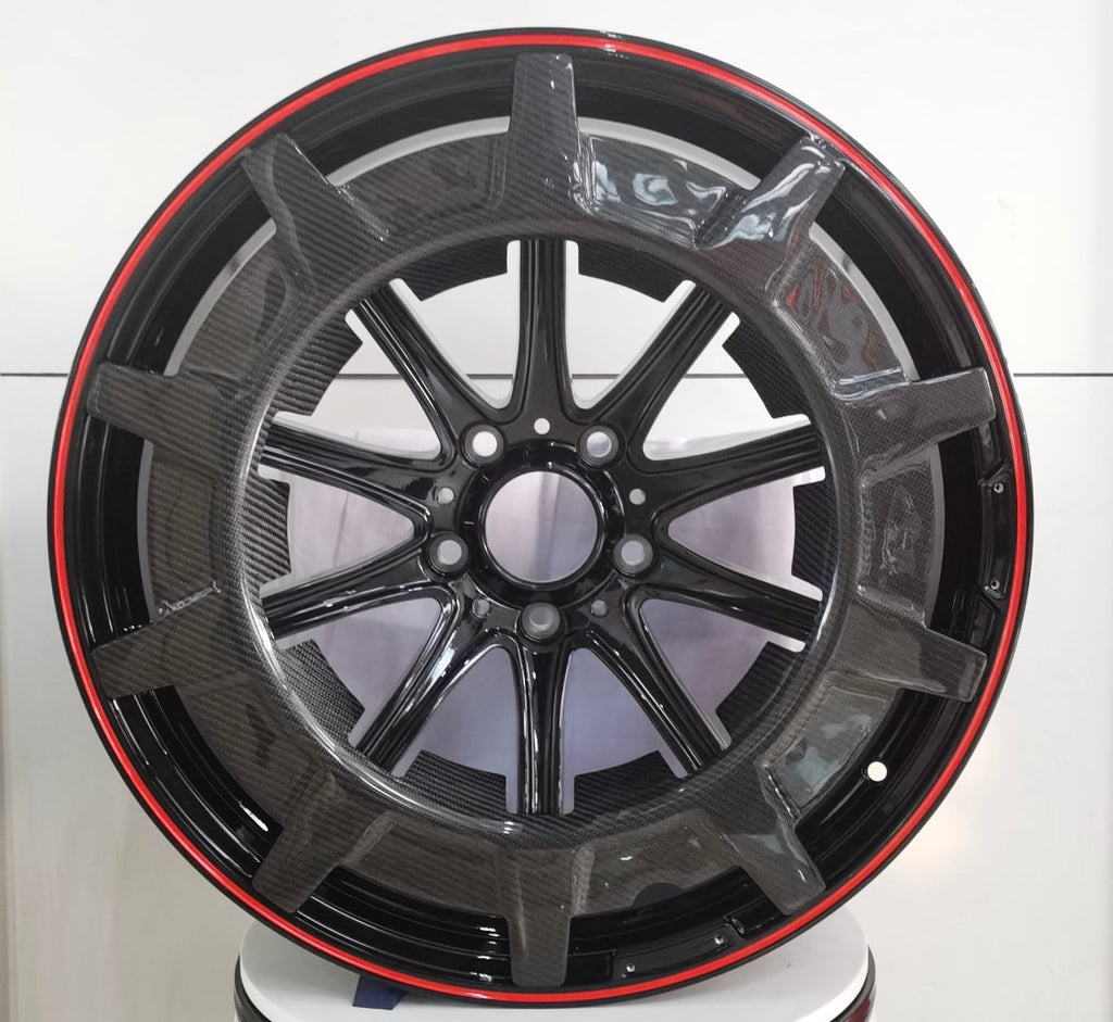 22 Inch Forged Rims Fit Mercedes S580 S600 S500 S550 S63 S400 S450 S350 S Class  BRABUS ROCKET FORGED Style Wheels