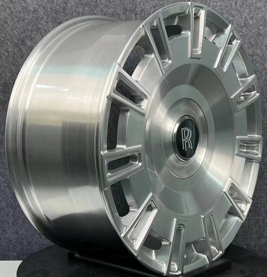 24" INCH ROLLS ROYCE GHOST CULLINAN PHANTOM FORGED BRUSHED WHEELS