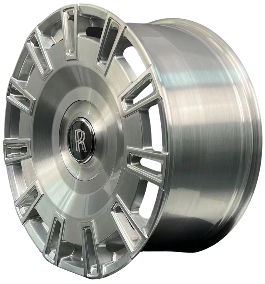 24" INCH ROLLS ROYCE GHOST CULLINAN PHANTOM FORGED BRUSHED WHEELS