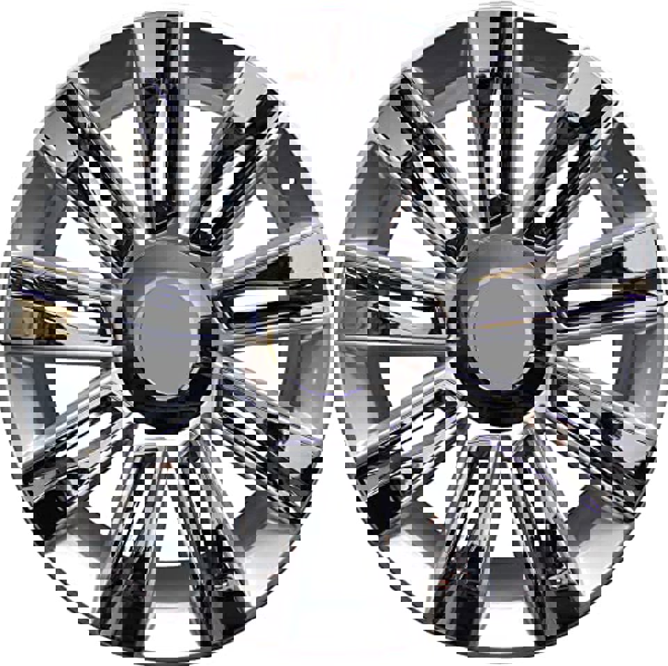 24" INCH ESCALADE RIMS SUV & ESV PLATINUM SIERRA TAHOE YUKON WHEELS SILVER WITH CHROME INSERTS