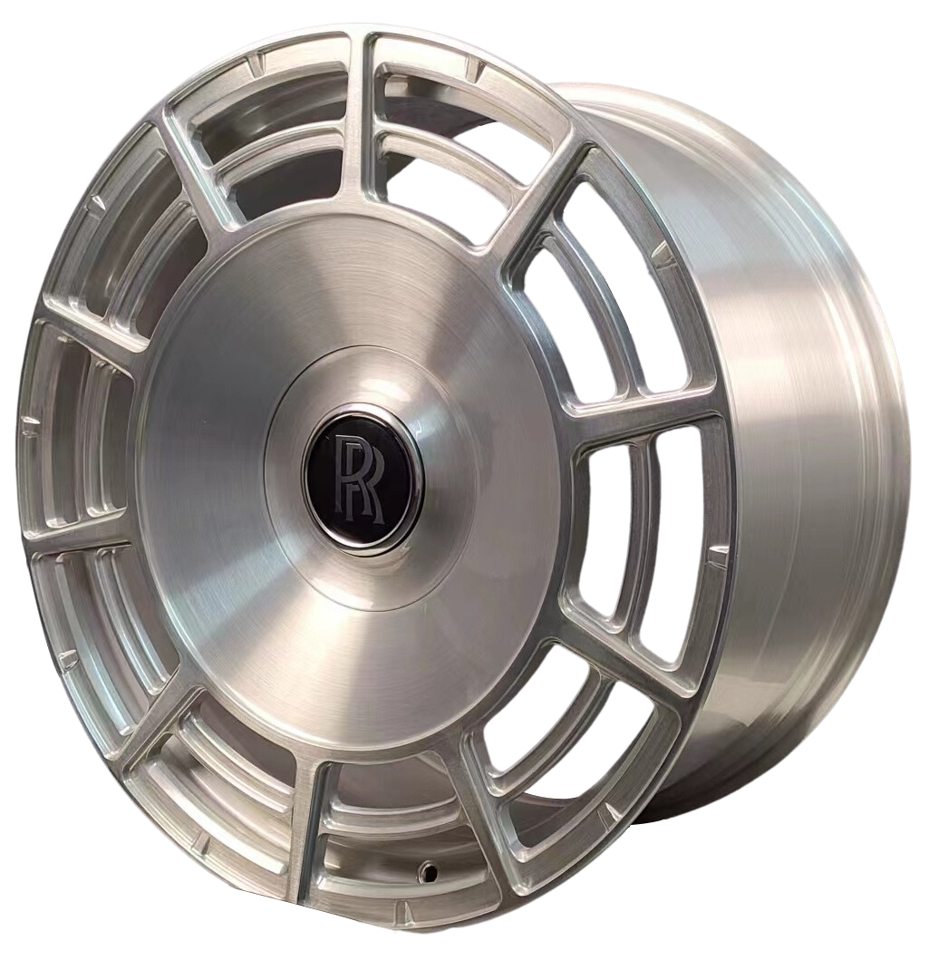22" INCH ROLLS ROYCE GHOST CULLINAN PHANTOM FORGED BRUSHED STAGGERED WHEELS