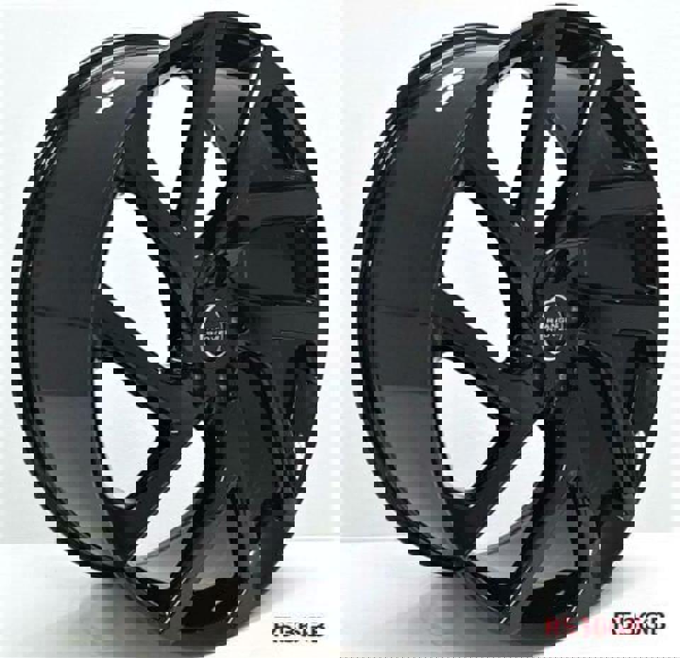 22 Inch Rims fit Range Rover Sport SVR HSE Full Size SVR Style Gloss Black Wheels