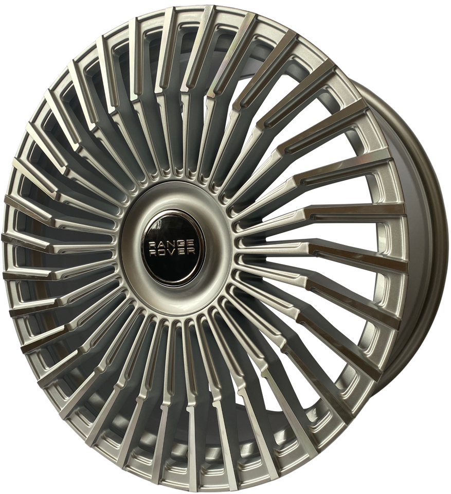 24" Gloss Black Flowformed Rims for All Range Rover Full Size HSE &  Sport Models