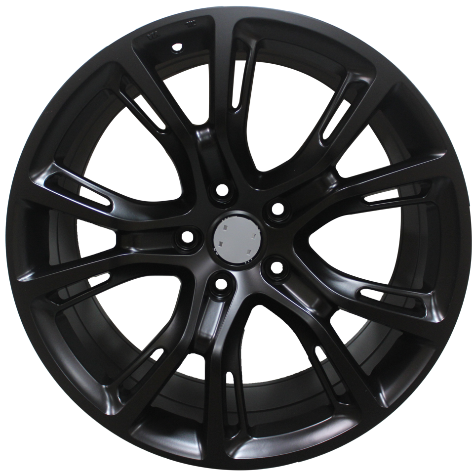 20 Inch Jeep SRT Hellcat Grand Cherokee Laredo Satin Black Staggered Wheels