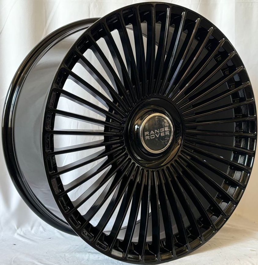 24" Inch Range Rover Rims Full Size SV SE HSE Sport Wheels Gloss Black Custom Wheels