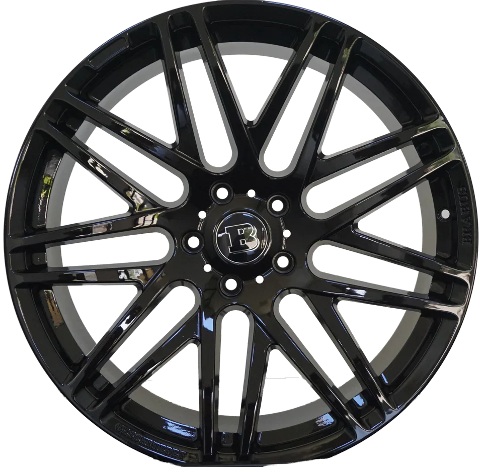 22 Inch Mercedes GLE ML GL GLS Rims Gloss Black Mercedes Wheels