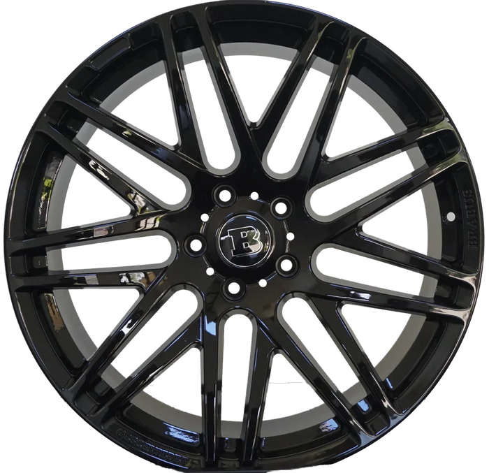 22 Inch Mercedes GLE ML GL GLS Rims Gloss Black Mercedes Wheels
