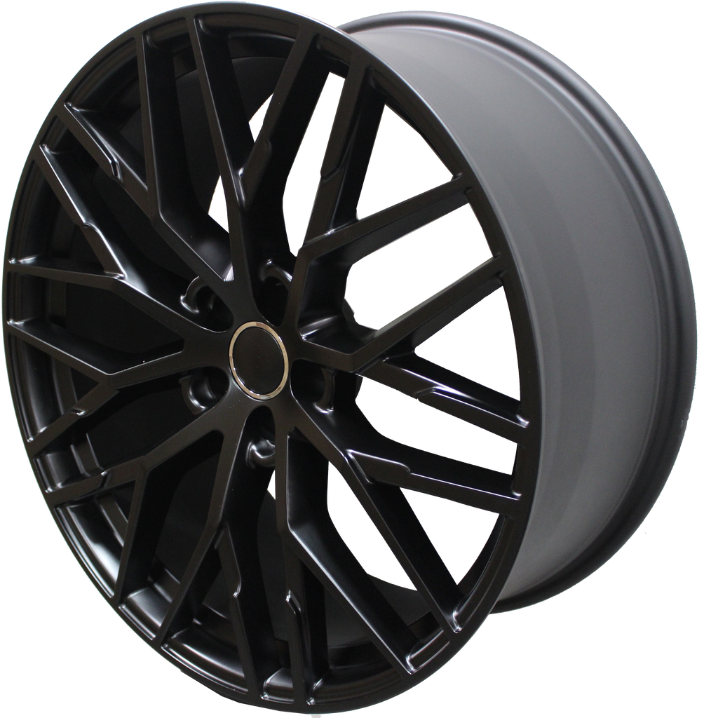 22 INCH RIMS fit AUDI S LINE R8 STYLE A8 A7 S8 S7 RS7 RS8 Q5 SQ5 Q7 SQ7 Q SQ8 MESH BLACK WHEELS