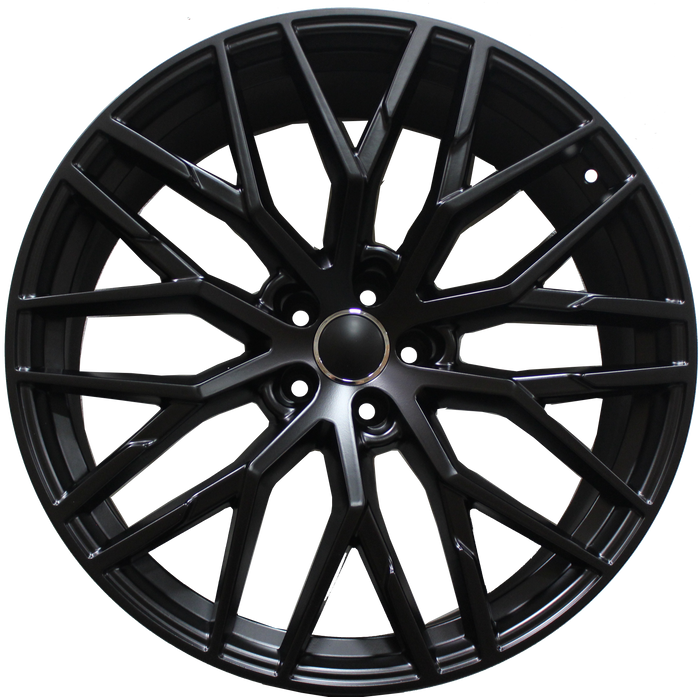 22 INCH RIMS fit AUDI S LINE R8 STYLE A8 A7 S8 S7 RS7 RS8 Q5 SQ5 Q7 SQ7 Q SQ8 MESH BLACK WHEELS