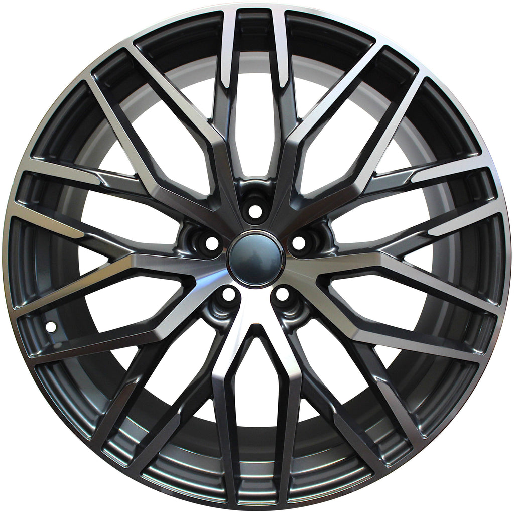 20 Inch Rims Audi S Line R8 Style A5 S5 A6 S6 A7 S7 A8 S8 Q3 QS3 Q5 SQ5 Q7 SQ7 Mesh Machined Wheels