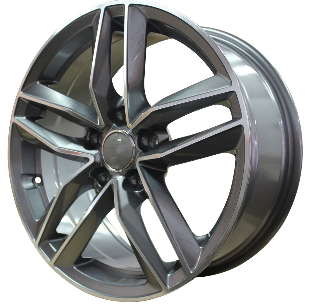 17” inch Audi Gunmetal Machined Face Wheels