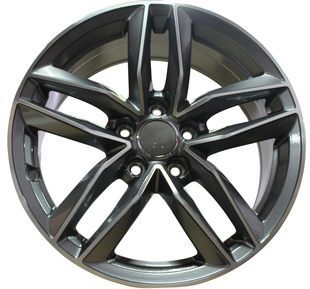17” inch Audi Gunmetal Machined Face Wheels