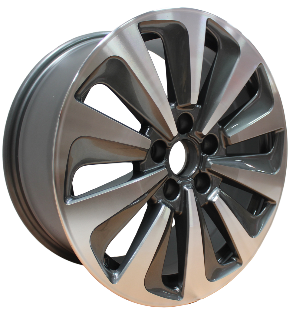 17 Inch Audi Rims A3 A4 S3 S4 Q3 Q5 Gunmetal Machined Wheels