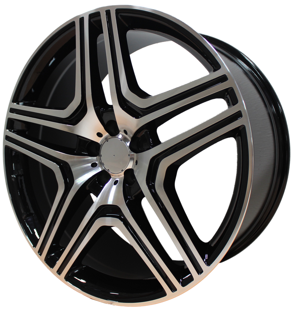 22 Inch Rims fit Mercedes ML GL GLS GLE ML63 ML550 ML500 ML400 GL63 GL550 GLE GLS Machined Wheels