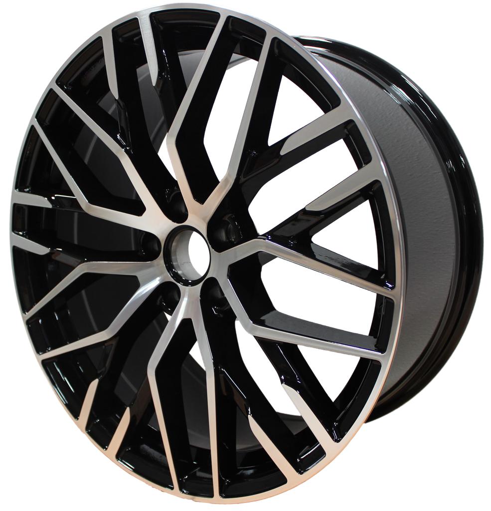 22 Inch Audi RS Style Rims Black SQ8 Q8 SQ7 Q7 SQ5 Q5 A8 A7 S8 S7 Wheels