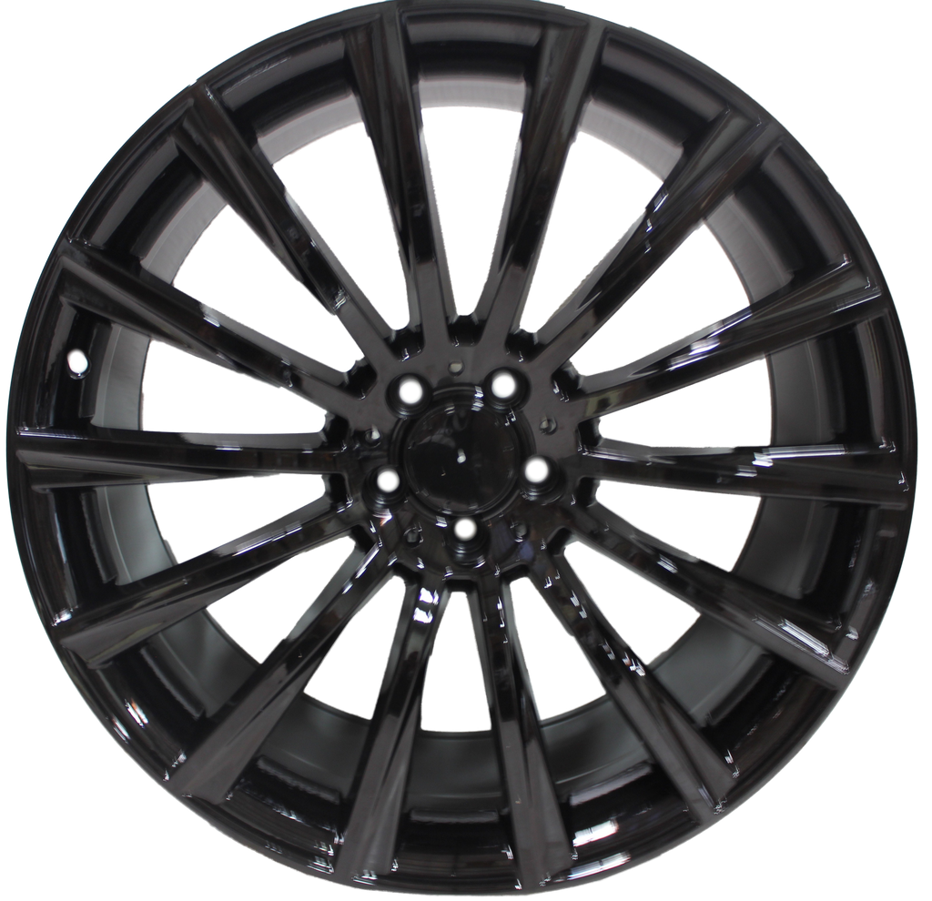 22 Inch Rims Fit Mercedes S600 S500 S550 S63 S400 S450 S350 Rims CL S Class Gloss Black Wheels