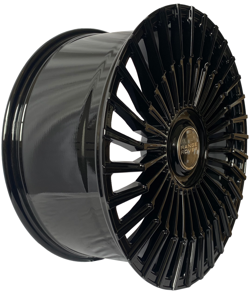 24" Inch 2023 2024 Range Rover Rims SV SE HSE Sport Wheels Gloss Black Custom Wheels
