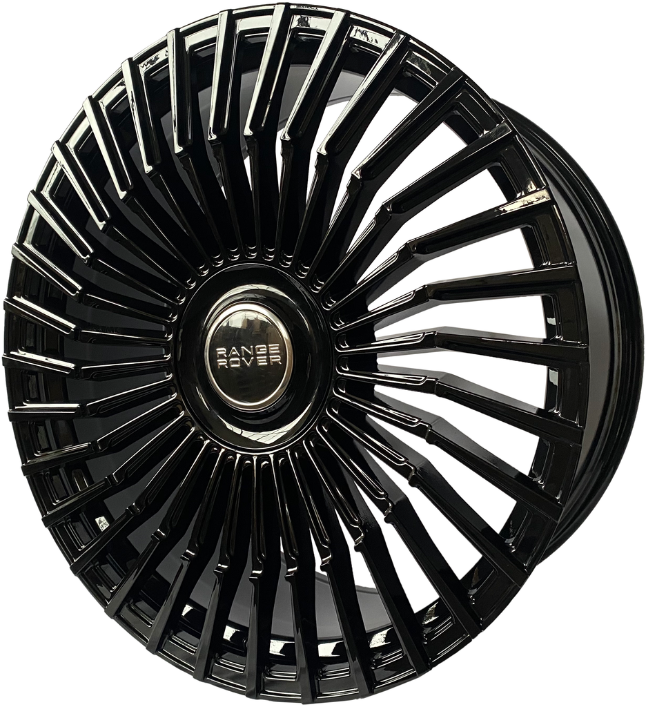 24" Inch 2023 2024 Range Rover Rims SV SE HSE Sport Wheels Gloss Black Custom Wheels