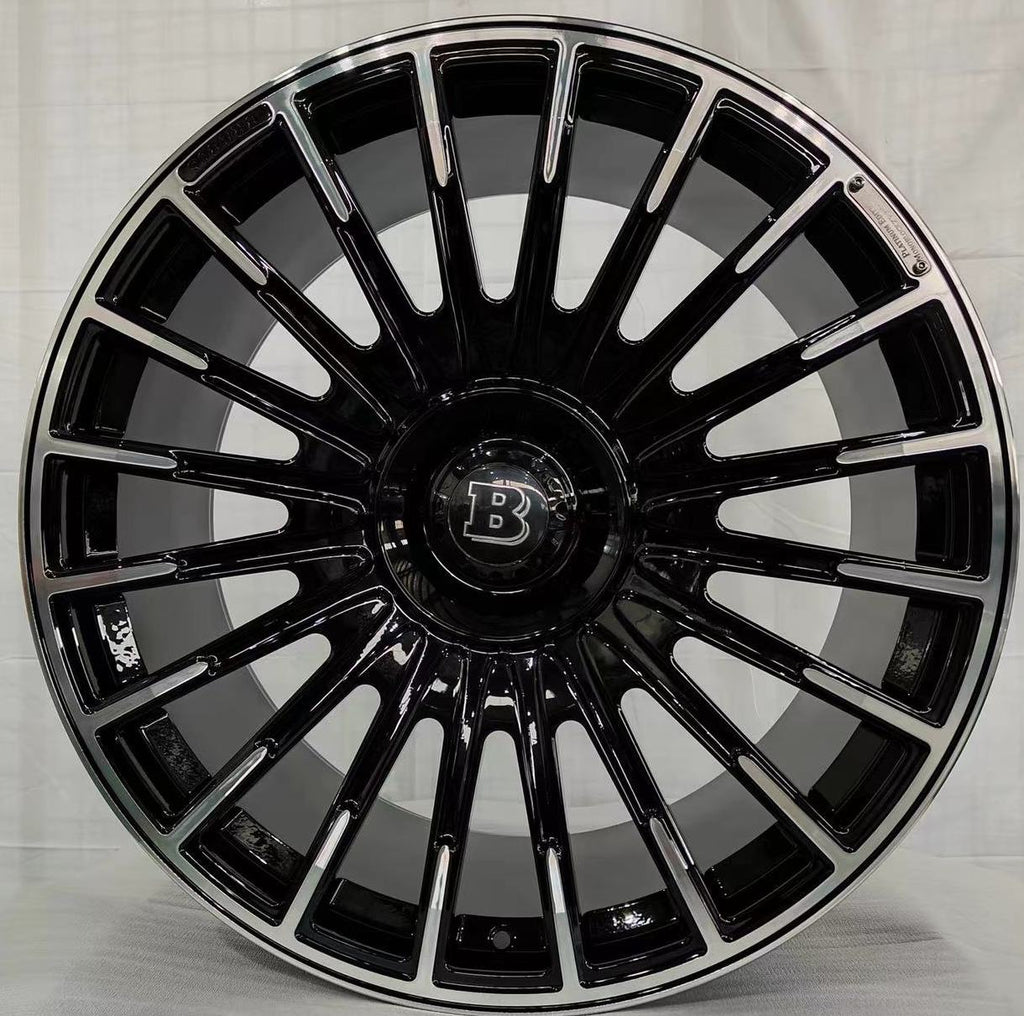 24 Inch Rims Fit Mercedes G Wagon G550 G65 G63 G55 G500 Brabus "PLATINUM" Style Wheels