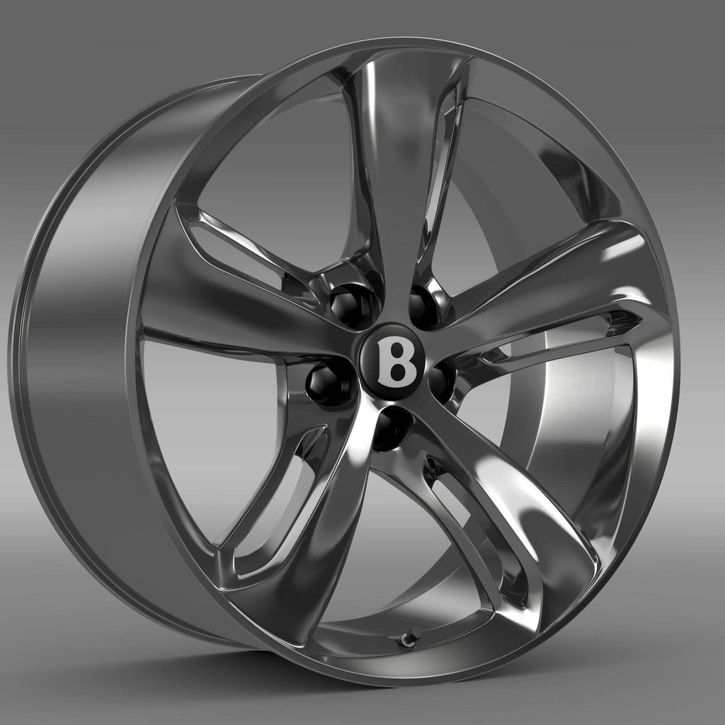 22 Inch Monoblock Forged Rims Bentley Bentayga Polished Wheels