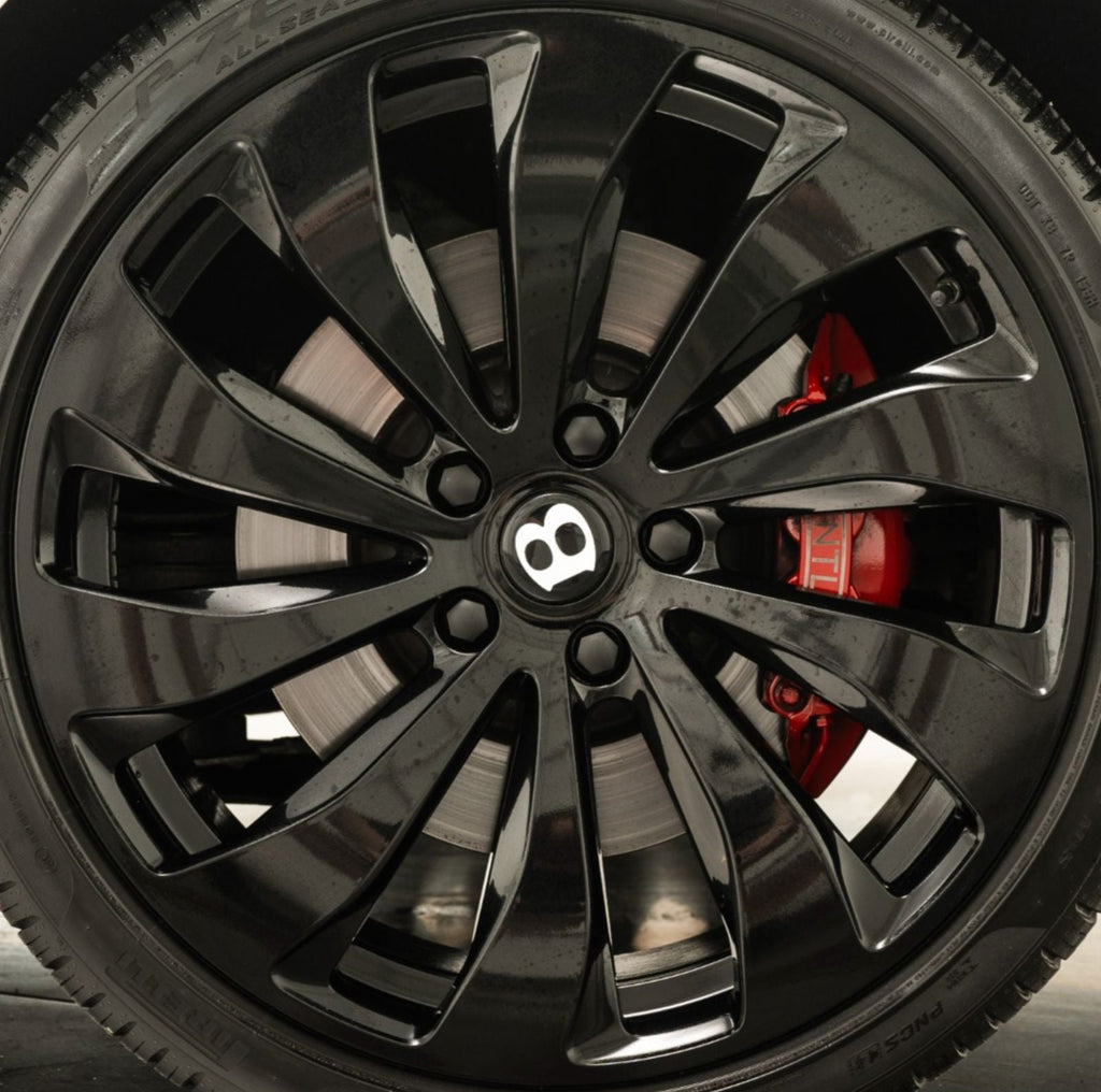 22 Inch Monoblock Staggered Forged Rims Bentley GT Bentley Flying Spur Gloss Black Wheels
