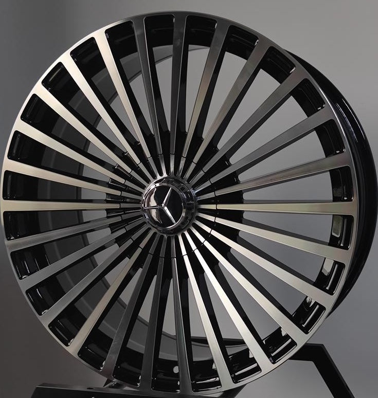 24 Inch Monoblock Rims fit Mercedes G Wagon G550 G65 G63 G55 G500 G400 Style Wheels