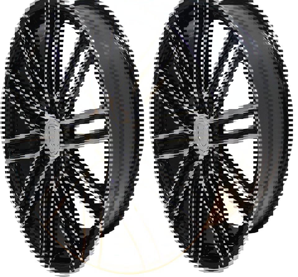 21 Inch Rims Fits Porsche Cayenne Panamera Turbo S GTS Base Machined Black Wheels