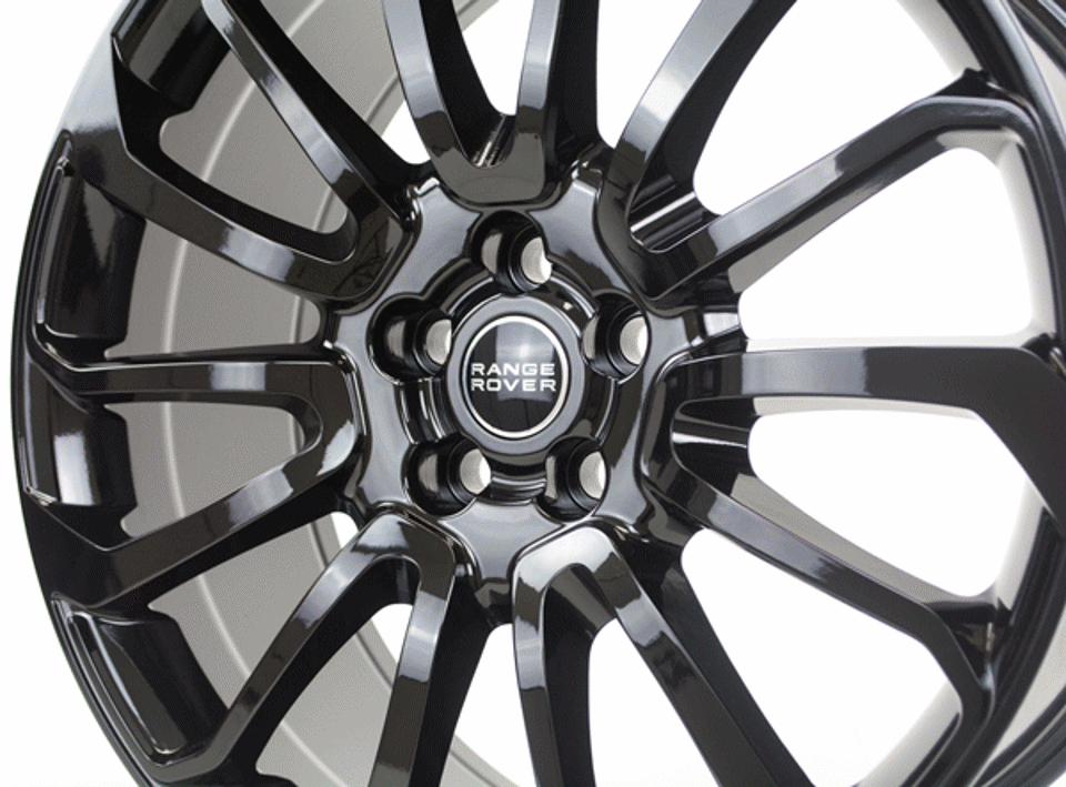 22 Inch Rims Range Rover Autobiography Style Sport LR3 LR4 & HSE Wheels Gloss Black Face
