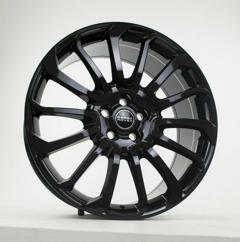 22 Inch Rims Range Rover Autobiography Style Sport LR3 LR4 & HSE Wheels Gloss Black Face