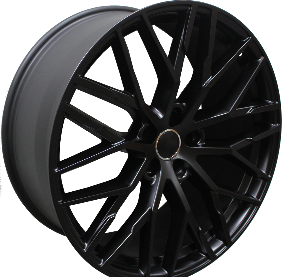 22 INCH RIMS fit AUDI S LINE R8 STYLE A8 A7 S8 S7 RS7 RS8 Q5 SQ5 Q7 SQ7 Q SQ8 MESH BLACK WHEELS