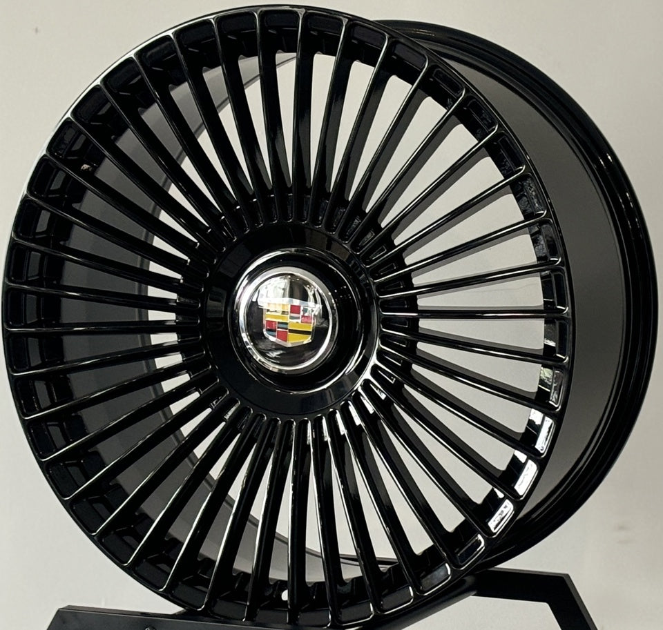 22" INCH ESCALADE RIMS SUV & ESV MODELS BLACK CADILLAC WHEELS