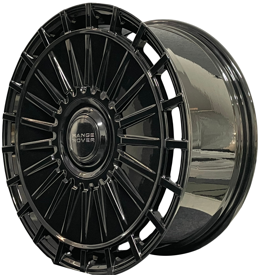 24 Inch Monoblock Forged Black Range Rover Rims HSE & Sport SV P360 P400 P460 Wheels