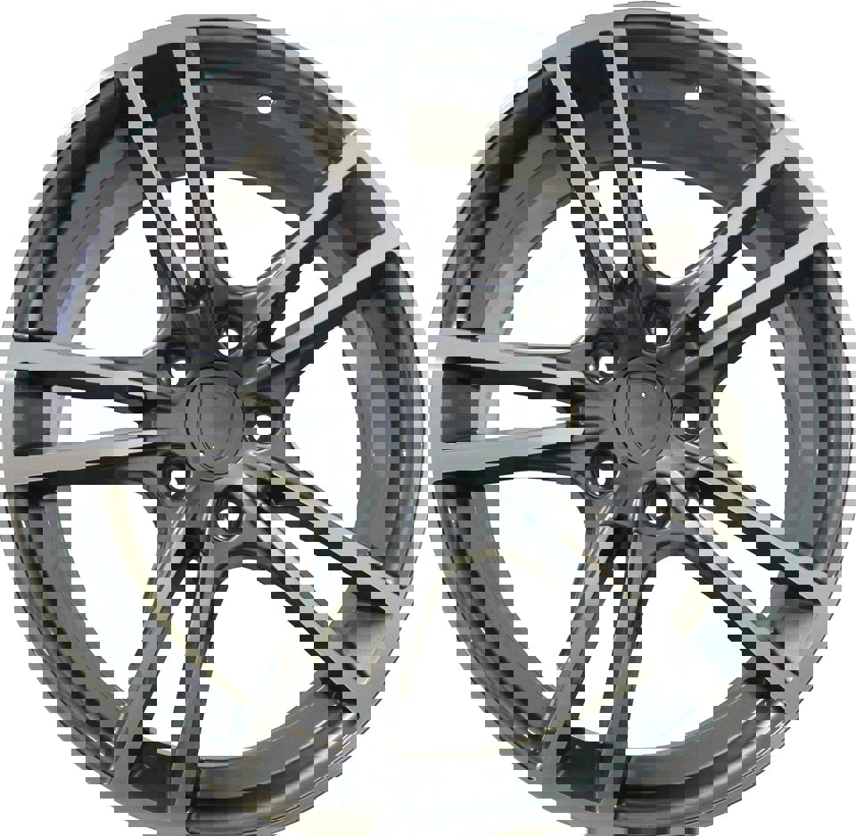 22 Inch Rims Fits Porsche Cayenne Panamera Base Turbo S GTS Turbo Wheels Gunmetal Machined