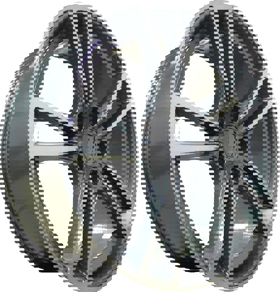 21 Inch Rims Fits Porsche Panamera Cayenne Staggered Gunmetal Machined Wheels