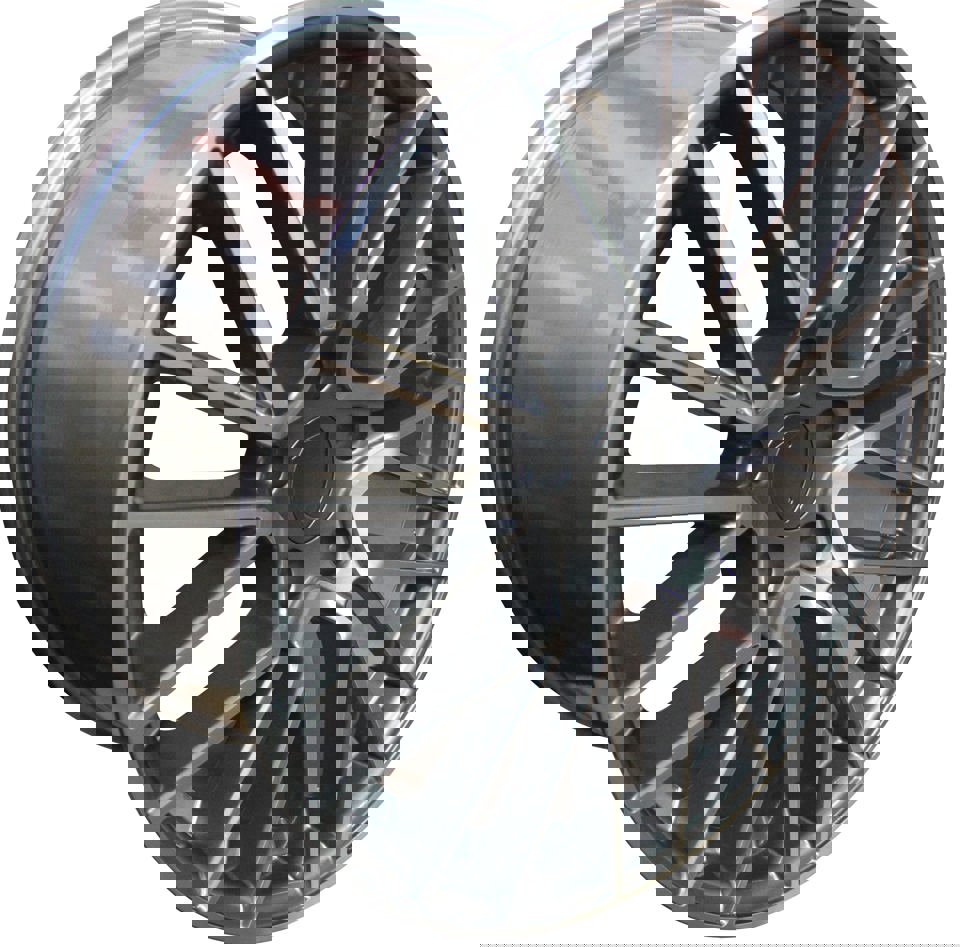 21 Inch Rims Fits Porsche Cayenne Q7 Turbo S GTS Base Gunmetal Machined Spyder Mesh Wheels