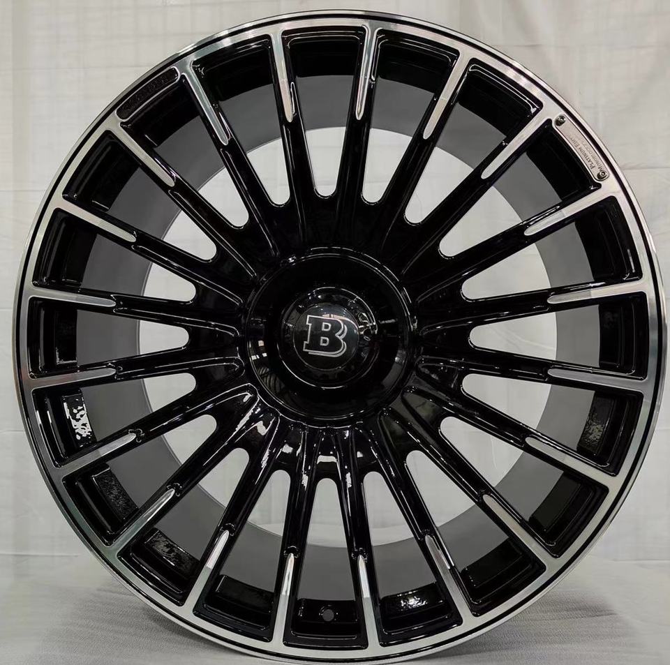 24" Inch Flowformed Rims Fit Mercedes G Wagon G550 G65 G63 G55 G500 Brabus "PLATINUM"  Style Wheel