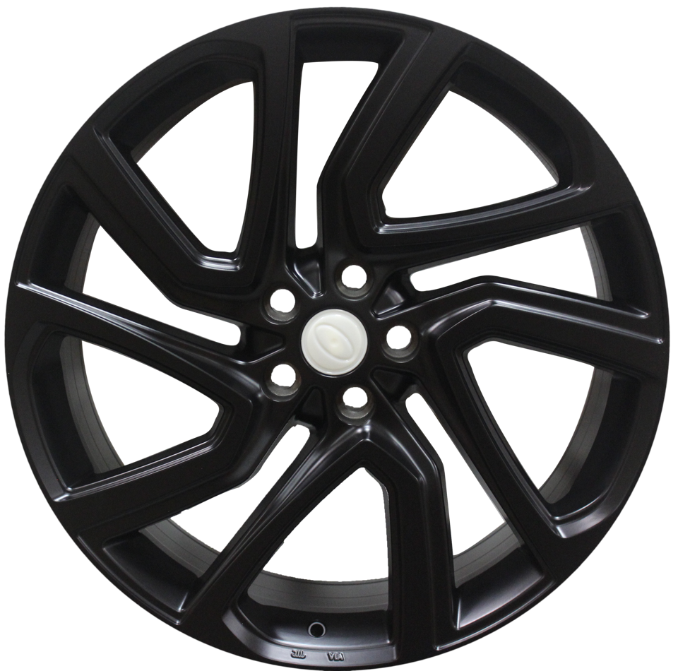 22 Inch Rims Land Rover Discovery Style Satin Black Wheels