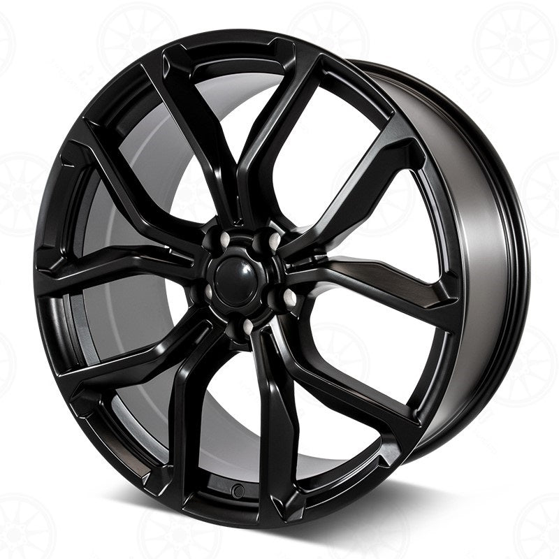 24 Inch Rims fit Range Rover Sport SVR HSE Full Size SVR Style Satin Black Wheels
