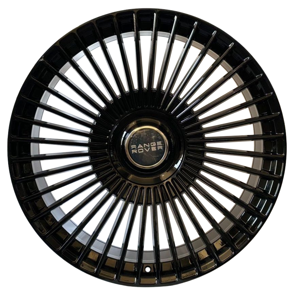 24" Inch Range Rover Rims Full Size SV SE HSE Sport Wheels Gloss Black Custom Wheels