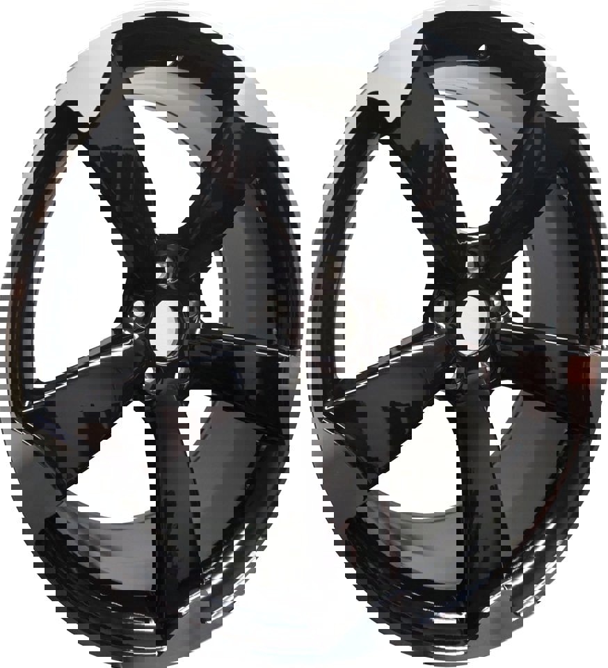 19 Inch Audi Rims A5 A6 A7 A8 S6 S7 S8 Black Machined Tips Wheels