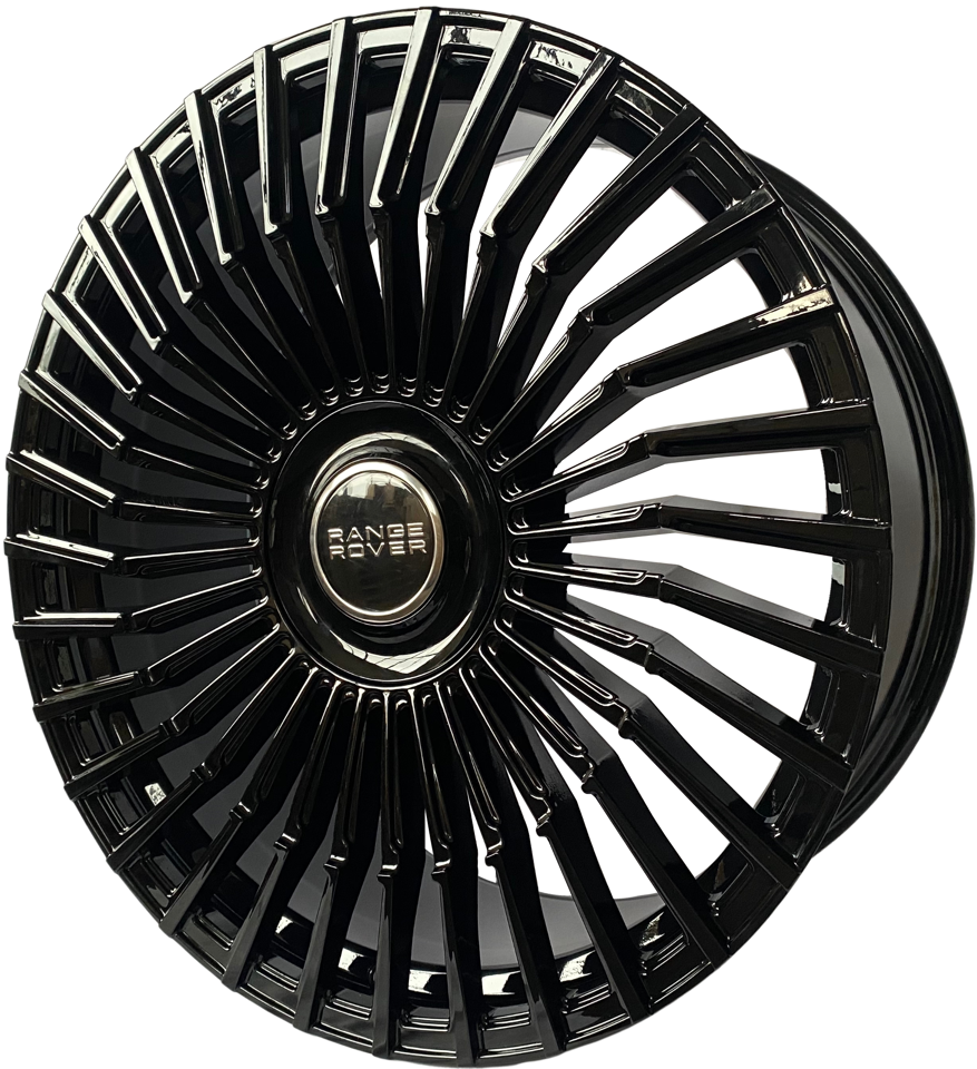 24" Inch 2023 2024 Range Rover Rims SV SE HSE Sport Wheels Gloss Black Custom Wheels