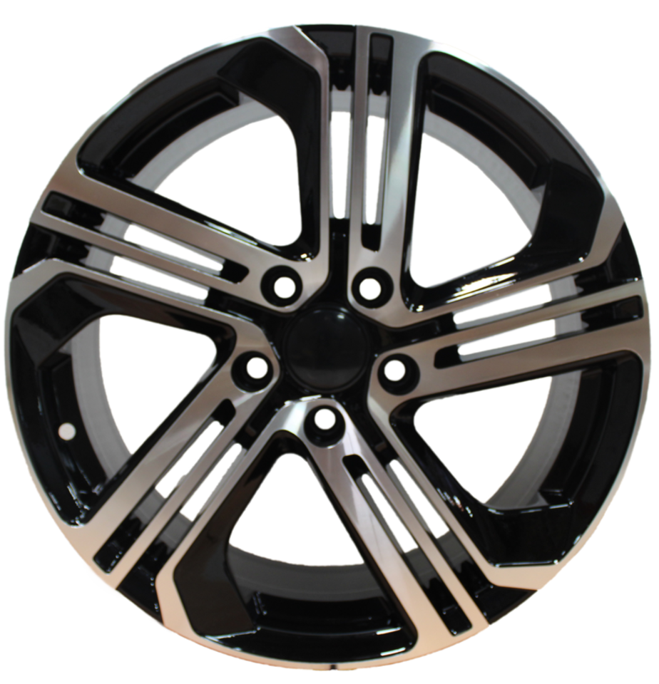 17” inch VW/Audi Jetta Golf CC A6 A4 A3 S4 S3 Rims Black Machined Face Wheels