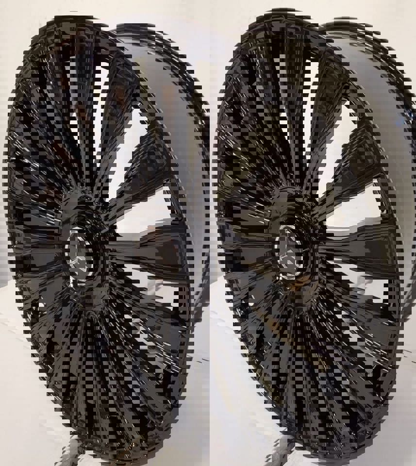 20 Inch Rims Fit Mercedes S580 S600 S560 S500 S550 S63 S400 S450 S Class Maybach Style Gloss BlackWheels