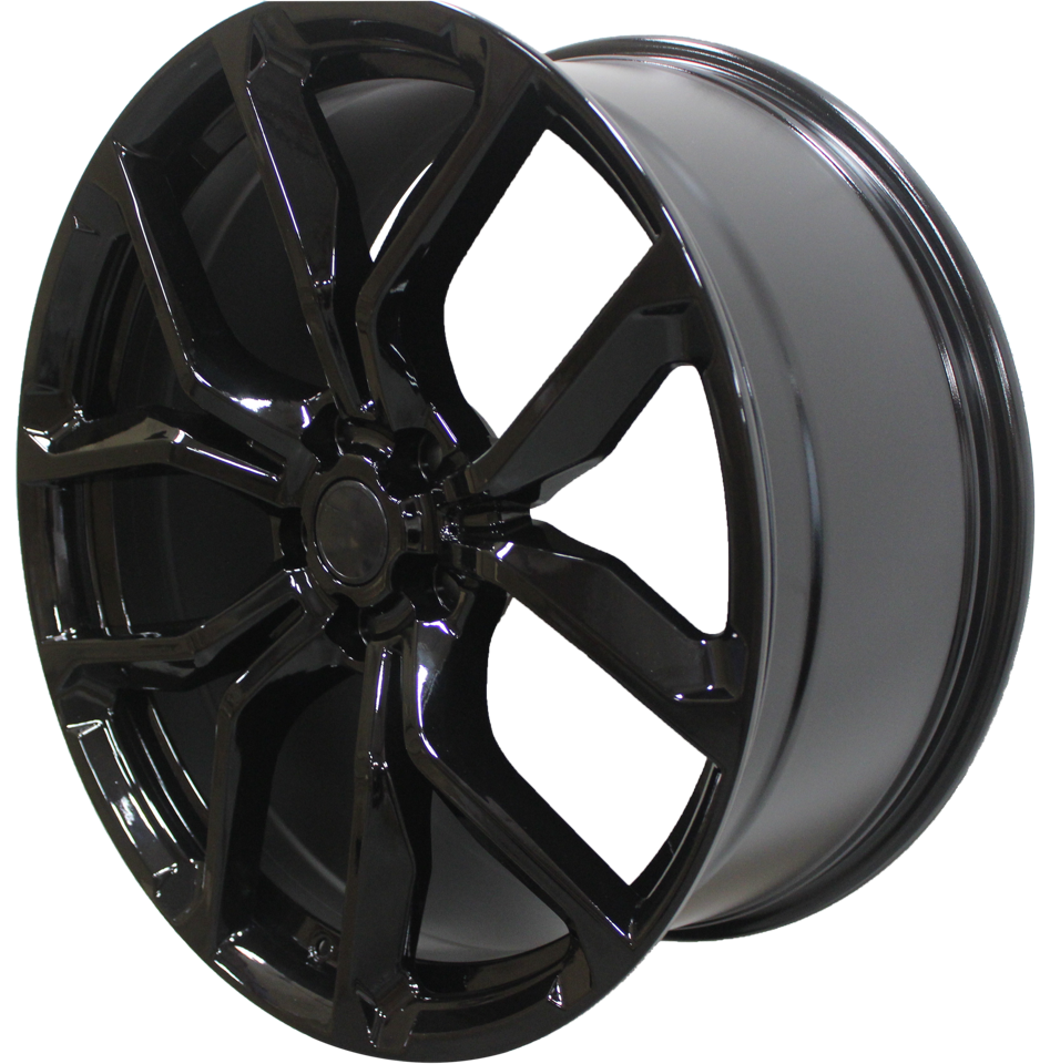 24 Inch Rims fit Range Rover Sport SVR HSE Full Size SVR Style Gloss Black Wheels