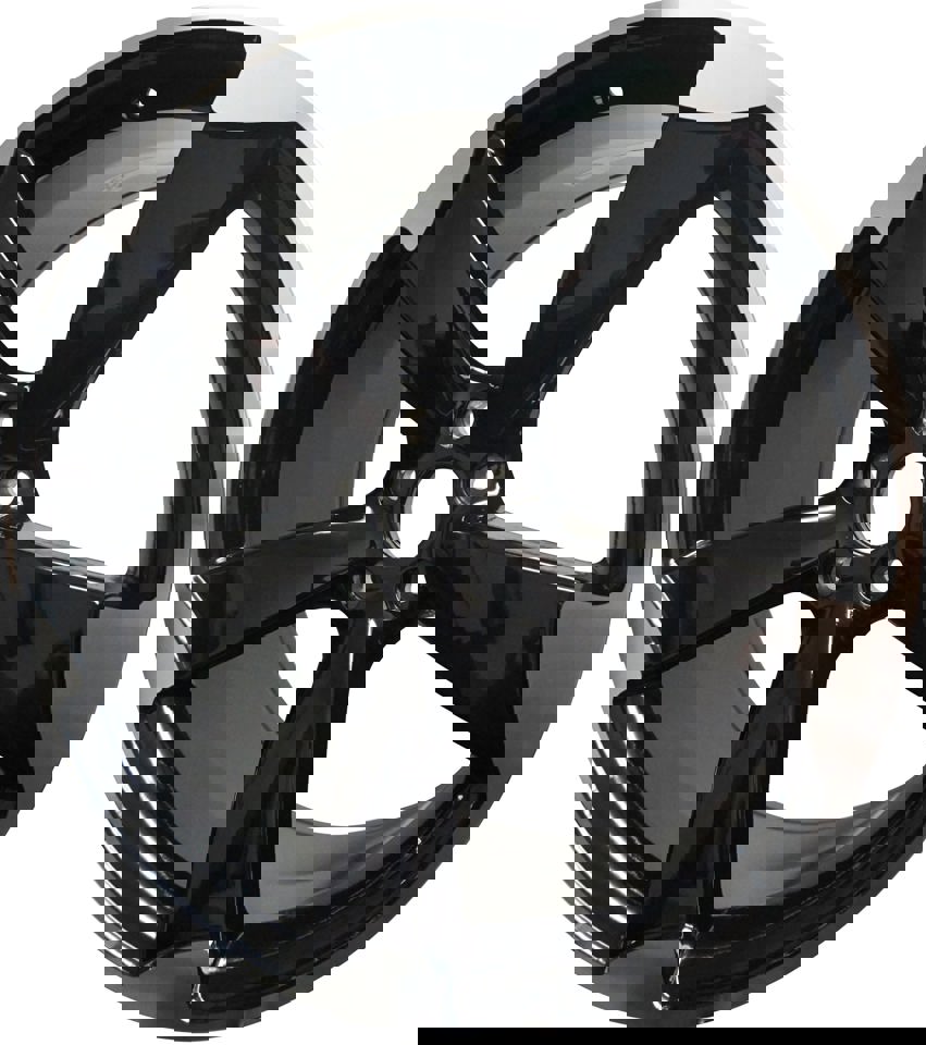 18 Inch Audi Rims A3 A4 A5 A6 A7 A8 S3 S4 S5 S6 S7 S8 RS5 RS6 RS7 Black Machined Tips Wheels