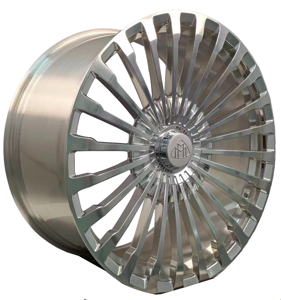 23" Inch Monoblock Forged Polished Rims Fit Mercedes GLS680 Maybach GLS600 GLS580 GLS550 500 450 GLE Wheels