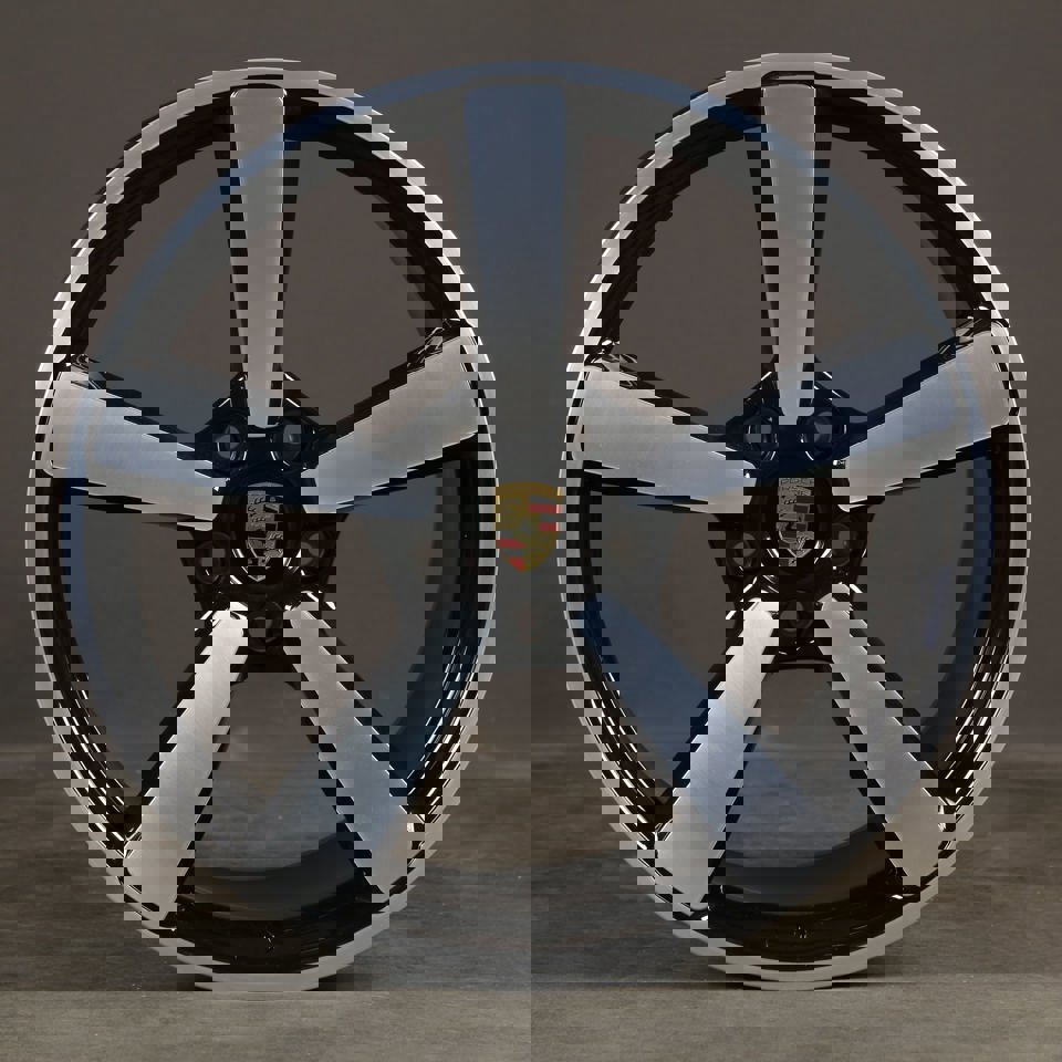 20" Front / 21" Rear Rims Porsche 911 Carrera GT GTS Turbo S Base Forged Machined Face Wheels