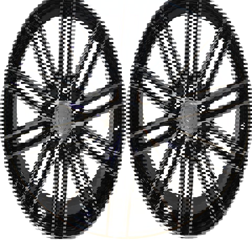 22 Inch Rims Fit Porsche Cayenne Panamera Turbo S GTS Base Machined Black Wheels