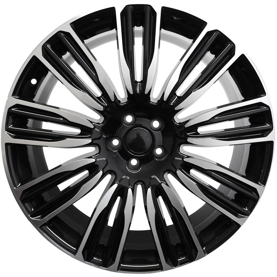 20 Inch Rims Range Rover Autobiography Sport LR3 LR4 & HSE Wheels Black Machined Face