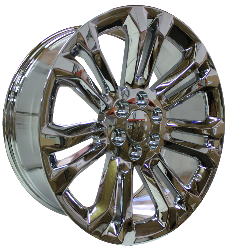 24 Inch GMC/Chevy Tahoe Sierra Denali Wheels Silverado Suburban Yukon Chrome Finish Rims